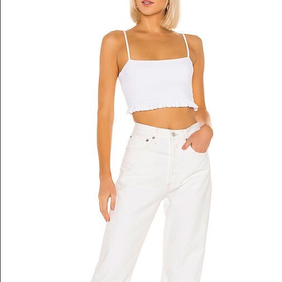 Susana Monaco Ruffle Crop Tank - Picture 4 of 4